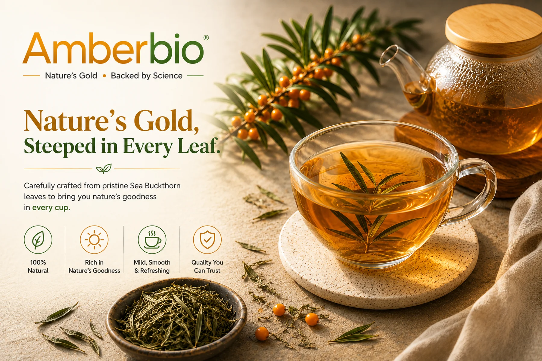 Nature's Gold, Steeped in Every Leaf
